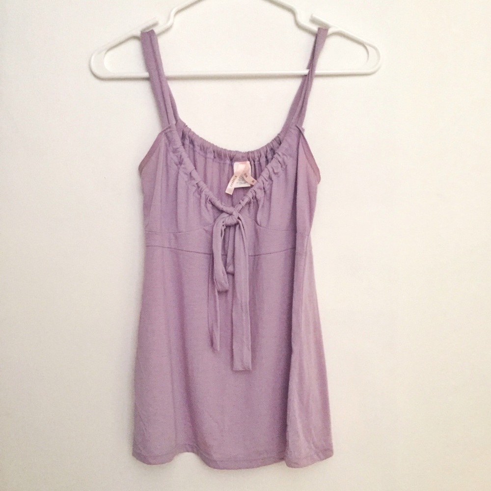 Urban Outfitters Sparkle & Fade Lavender Tank Top